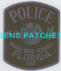 FLORIDA,A,MIAMI DADE SCHOOLS POLICE K-9 SUBDUED 2